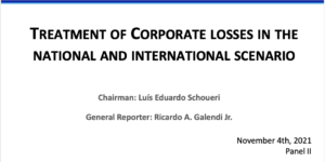 Treatment of corporate losses in the national and international scenario